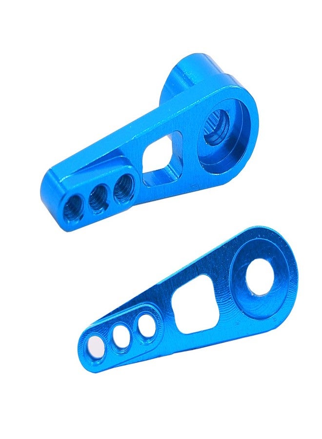 Treehobby 3PCS Treehobby 25T Steering Servo Arm Horn Kits Metal Parts Compatible with Wltoys A949 A959-B A969 A979 k929 RC Hobby Model Car Metal Upgrade Accessories(Blue) - Image 5